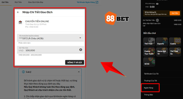 Cách nạp tiền TAPTAP bằng chuyển tiền online