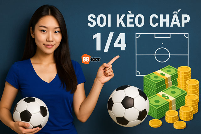Hướng dẫn soi kèo chấp 1/4 chuẩn xác