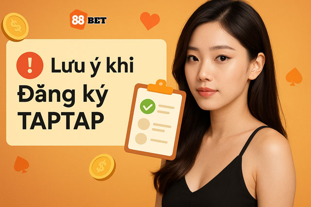 Nguyên tắc cần nhớ khi đăng ký TAPTAP